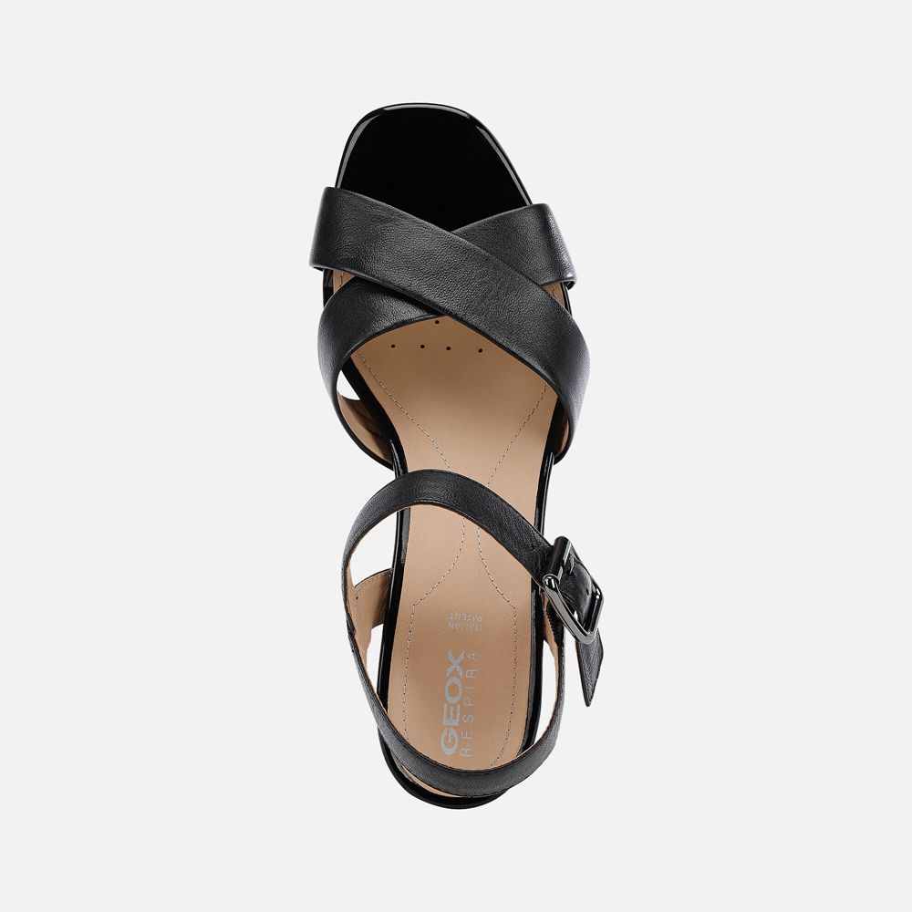 Sandalias Geox Senhora Pretas - Genziana - EWJTL9527